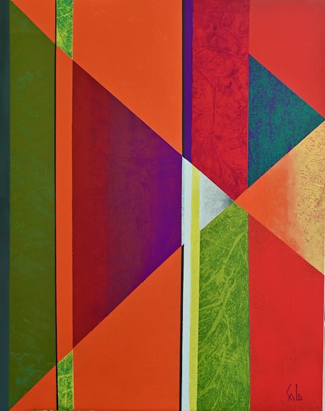 Babel, 2026 — acrylique sur toile, Pierre Calogero