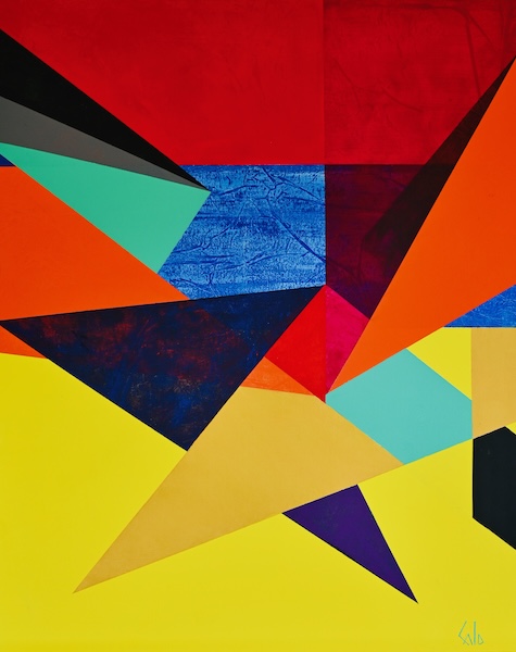 Solstice 26, 2026 — acrylique sur toile, Pierre Calogero