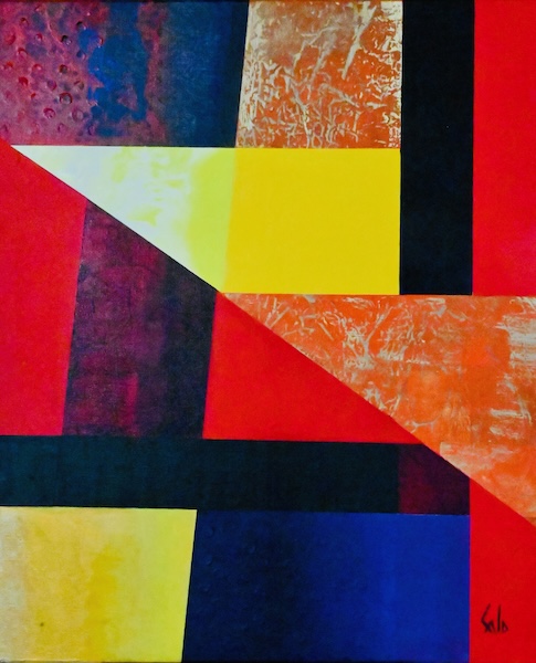Figaro, 2026 — acrylique sur toile, Pierre Calogero