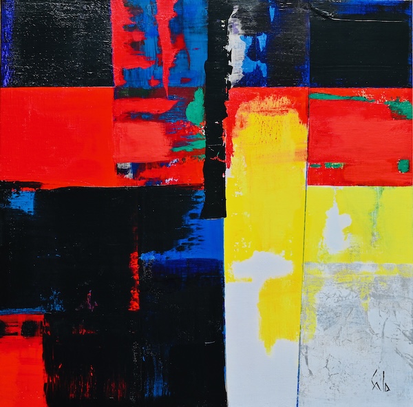Navajo, 2026 — acrylique sur toile, Pierre Calogero